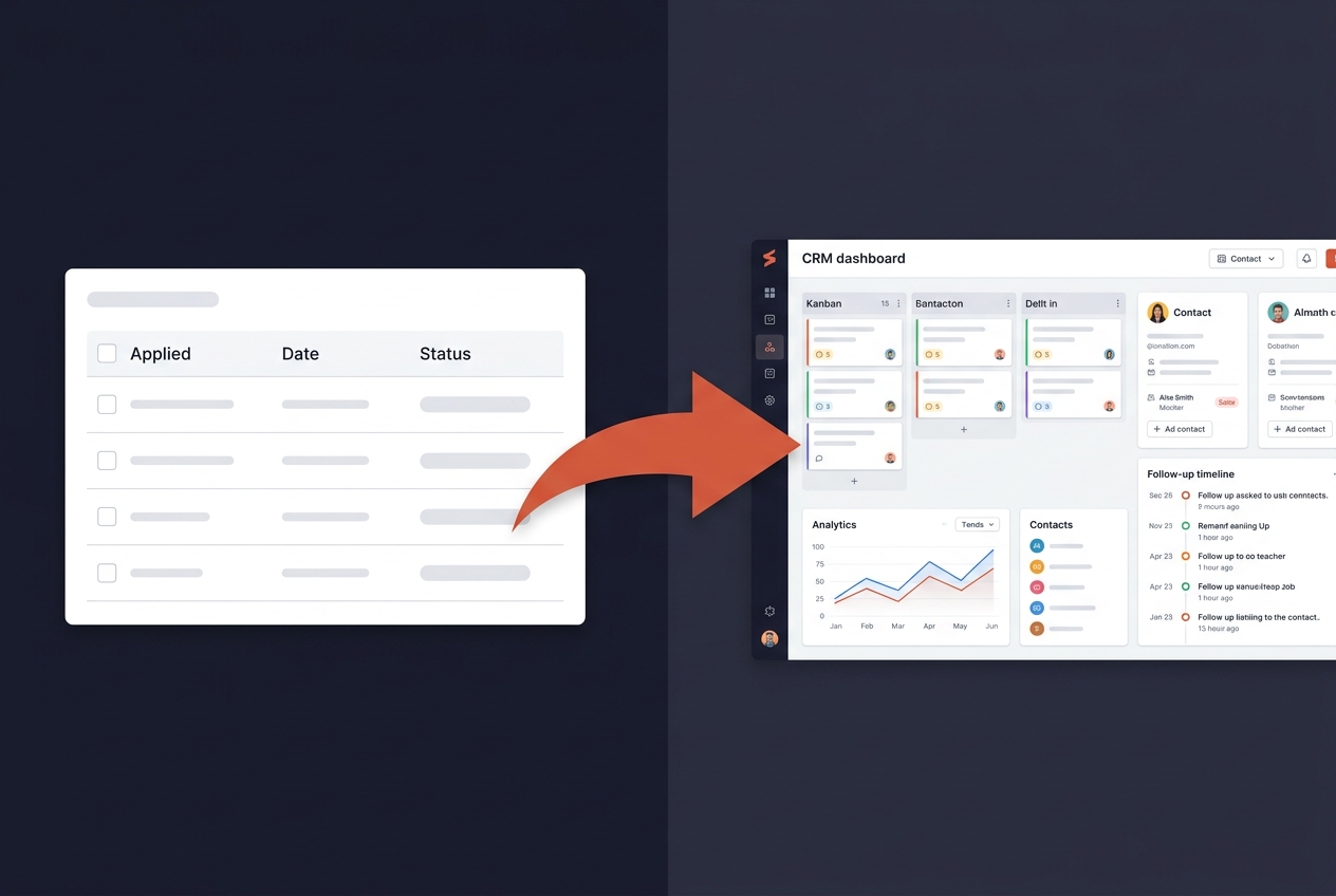 Job Application Tracker vs CRM: What Do You Actually Need?