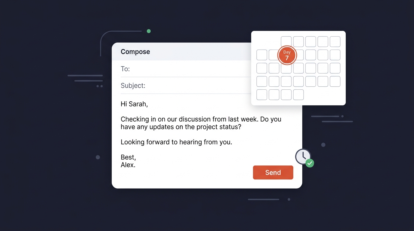 How to Follow Up on a Job Application: Email Templates + Timing Guide